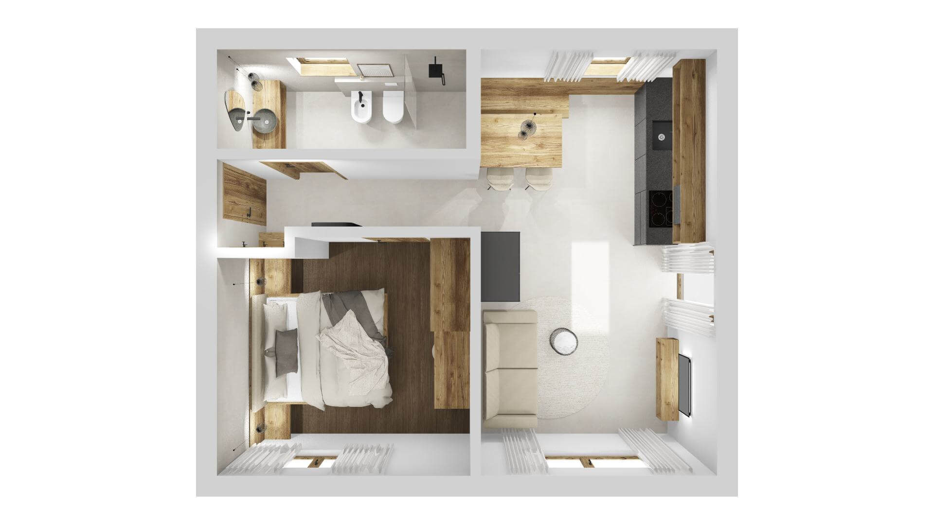 Grundriss Waldzauber